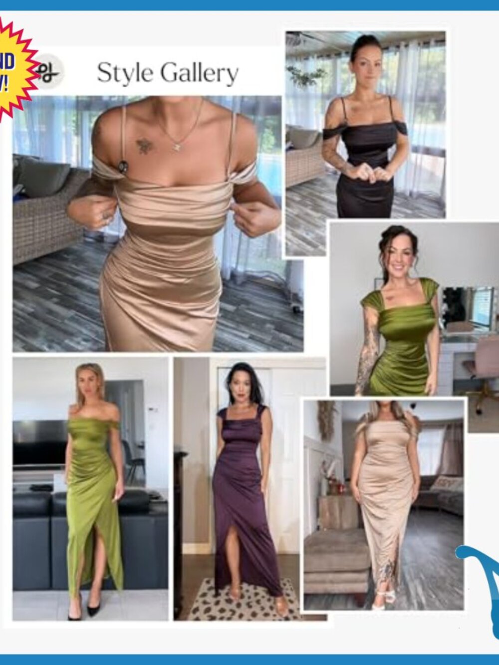 Shapewear Maxi Dress Off Shoulder Bodycon Long Formal Cocktail Dress - Picture 2 of 7